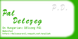 pal delczeg business card