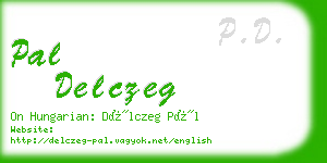 pal delczeg business card